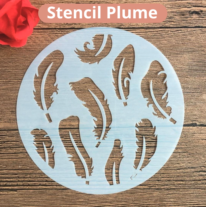 Stencil Plume 6" (15cm)