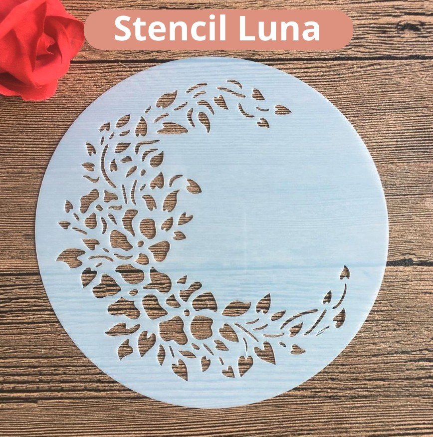 Stencil Luna 6" (15cm)