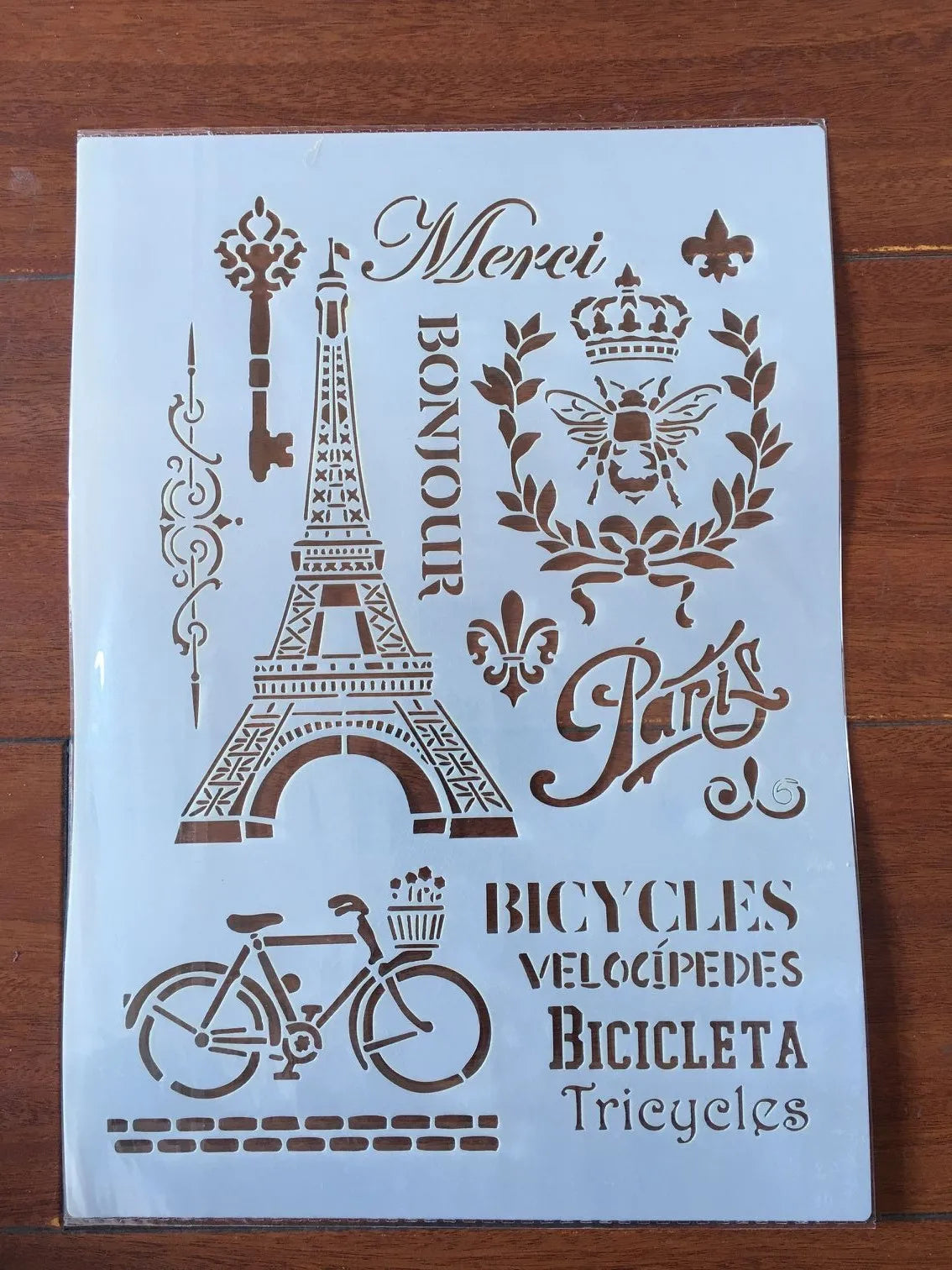 (4pcs) StencilArt travel 8.2"x11.4" (21x29cm)